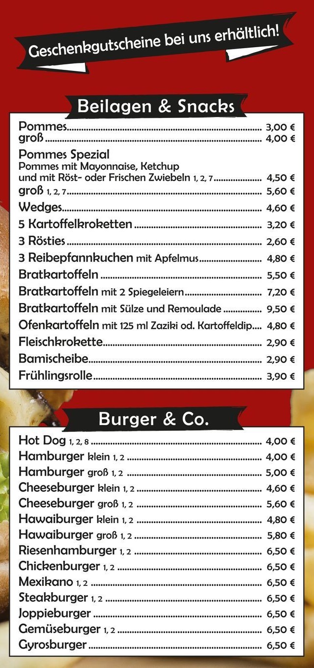 Speisekarte Wolter Seite 3